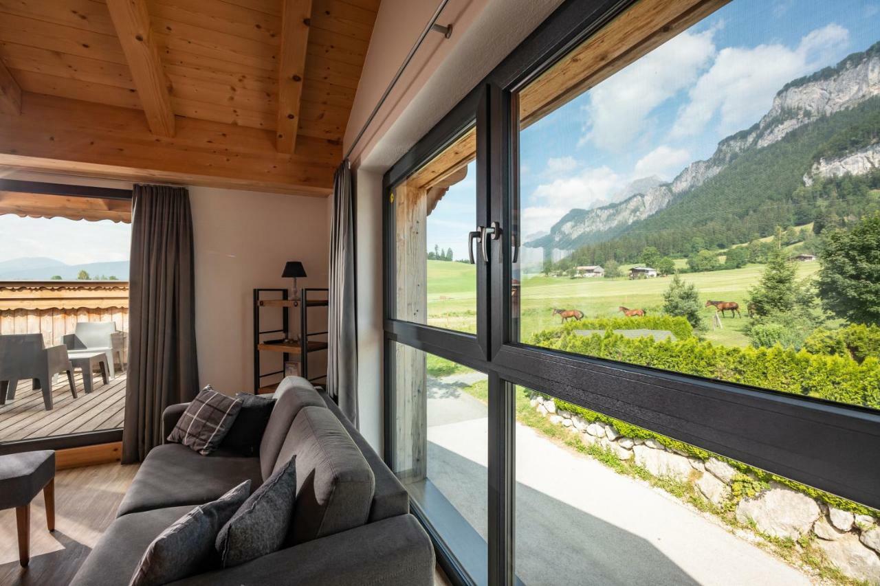 Narzenhof Wellness Chalets, Familien & Luxus Apartments Am Bauernhof Санкт Йохан ин Тирол Екстериор снимка